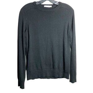 J. Lindeberg Oliver Shiny Mix Pullover Sweater Black Small Mens
